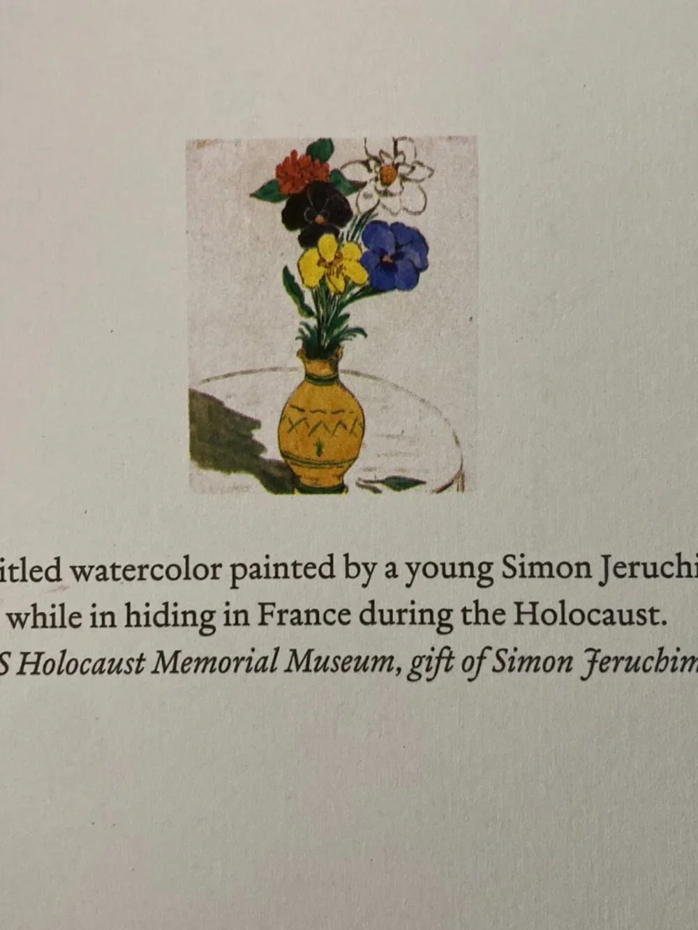 US Holocaust Memorial Museum Simon Jeruchim Note Cards Set of 6